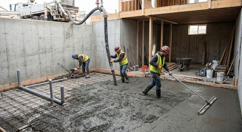 Basement Concrete Installation in Beverly Hills, FL