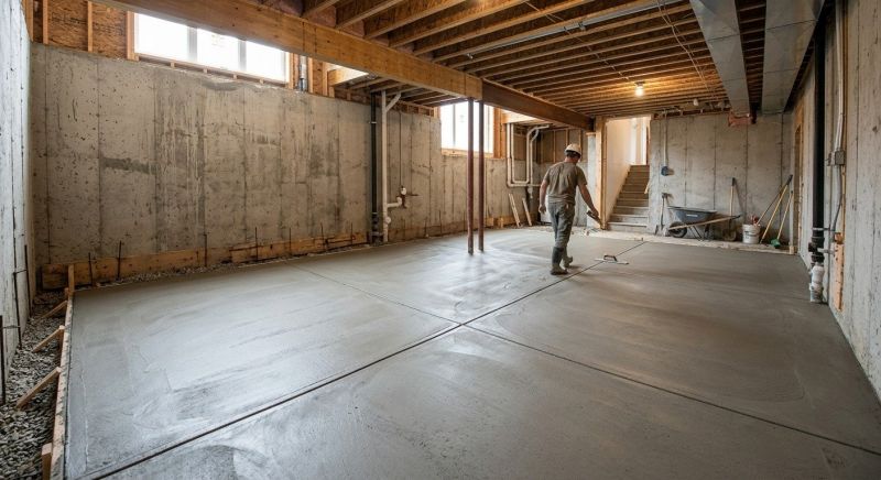 Basement Concrete Installation in Inverness, FL