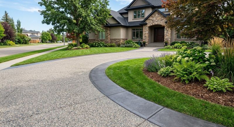 Cement Border Installation in Citrus County, FL