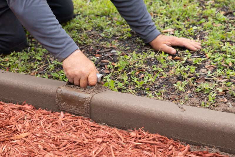 Cement Edging Installation in Citrus County, FL