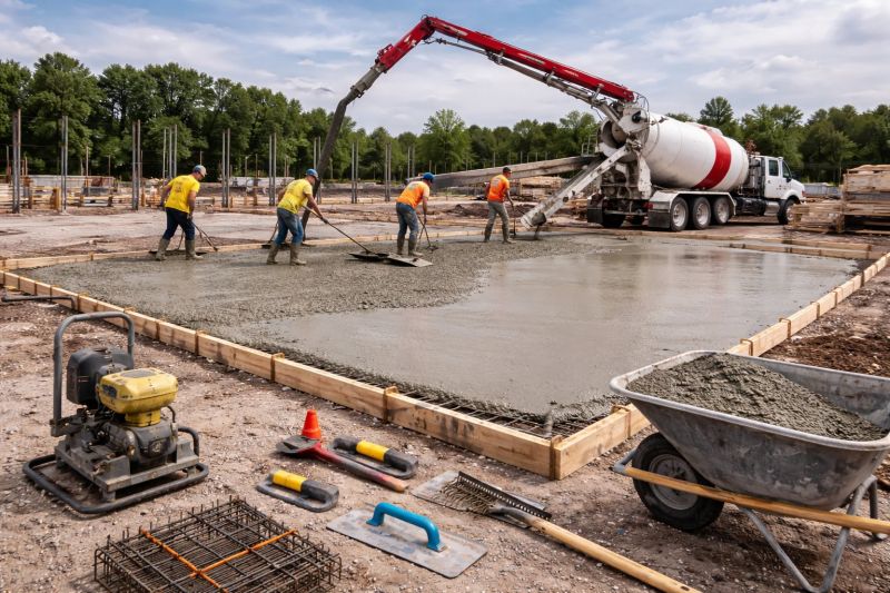 Commercial Slab Construction in Inverness, FL