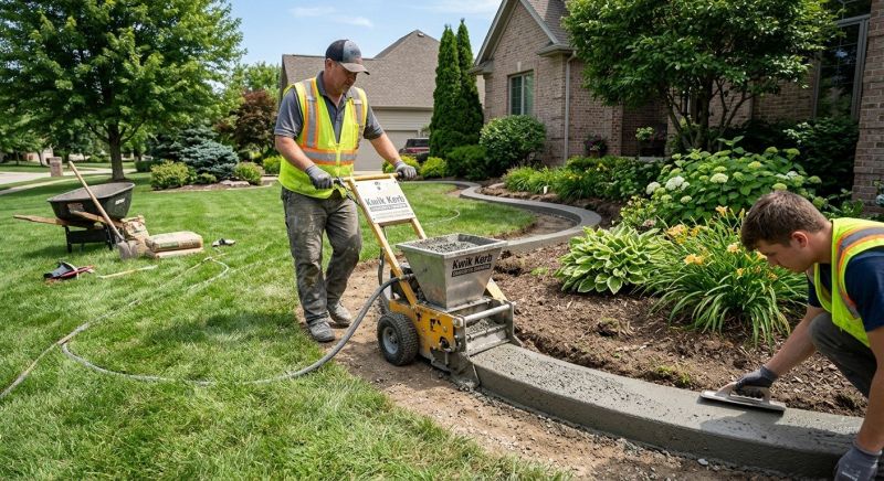 Concrete Border Installation in Crystal River, FL