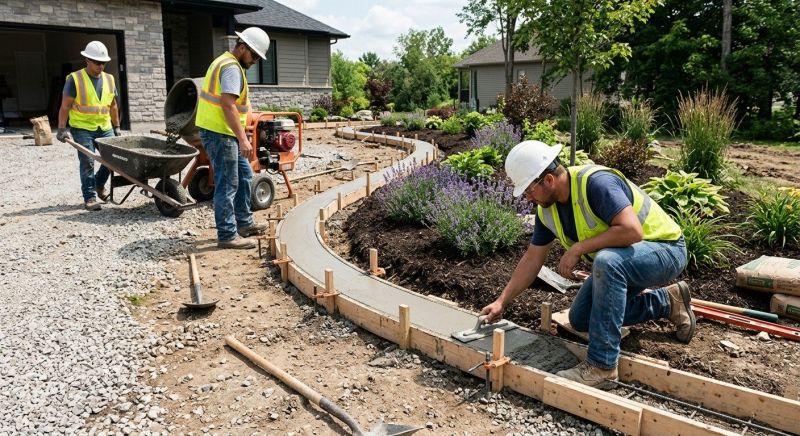 Concrete Border Installation in Dunnellon, FL