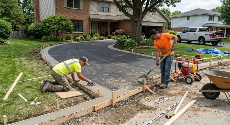 Concrete Driveway Curbing in Citrus County, FL