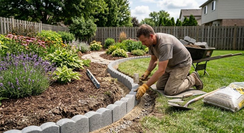 Concrete Edging Installation in Hernando, FL