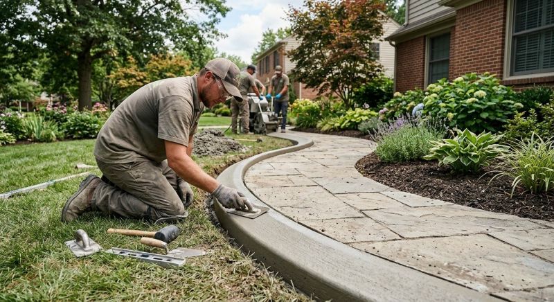 Concrete Edging Installation in Inverness, FL