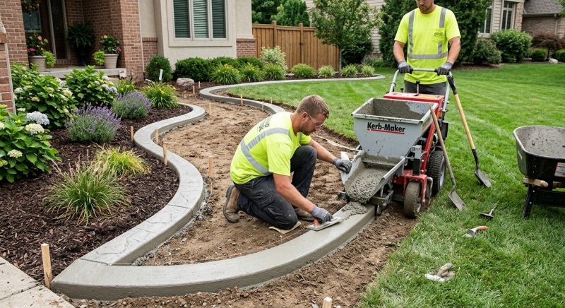 Concrete Edging Installation in Summerfield, FL