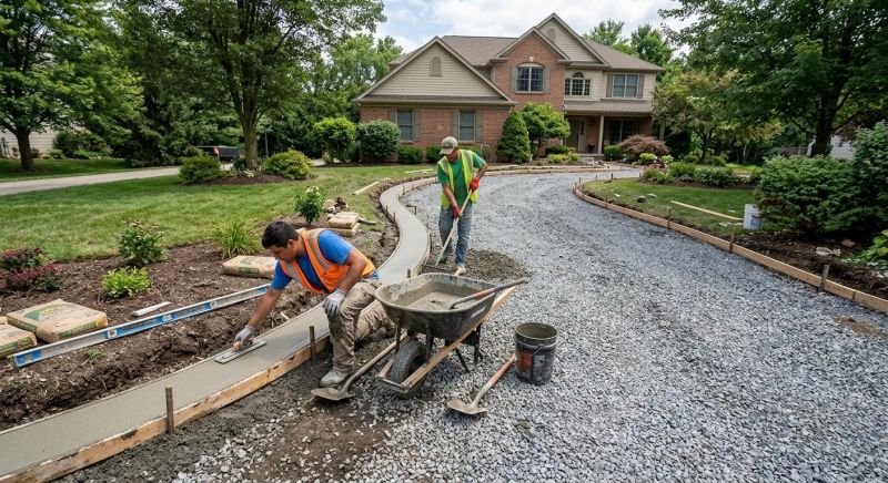 Driveway Edging Installation in Hernando, FL