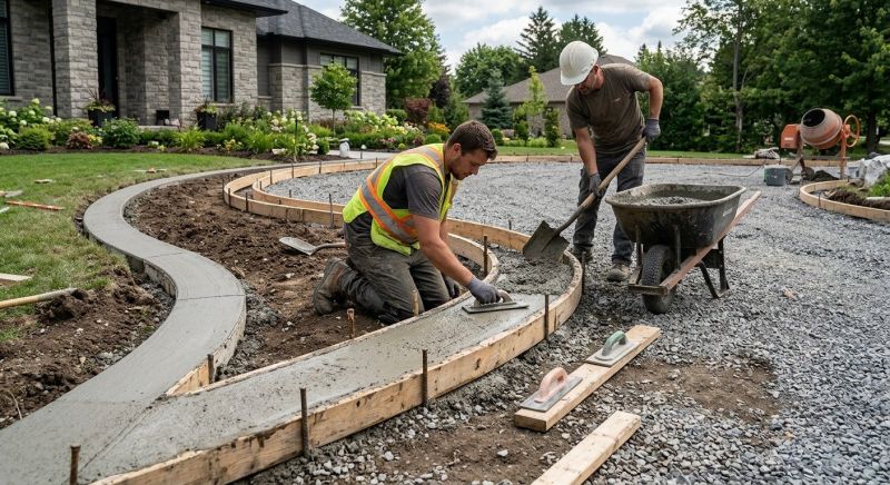 Driveway Edging Installation in Morriston, FL
