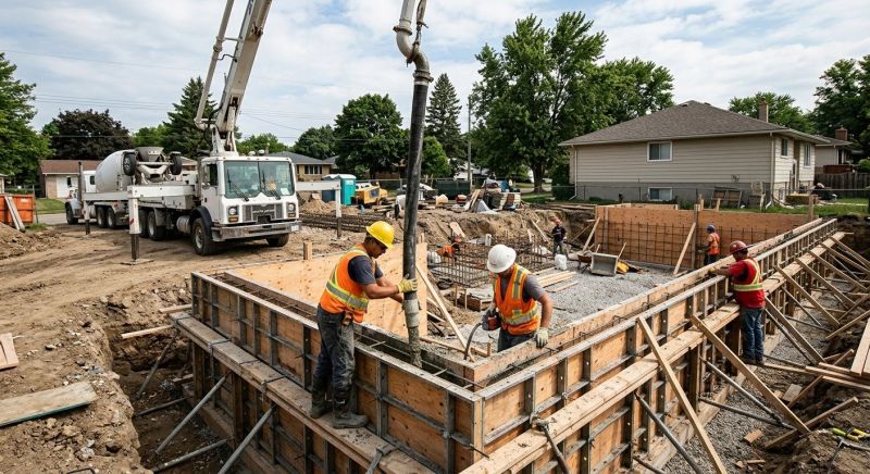 Foundation Wall Pouring in Floral City, FL