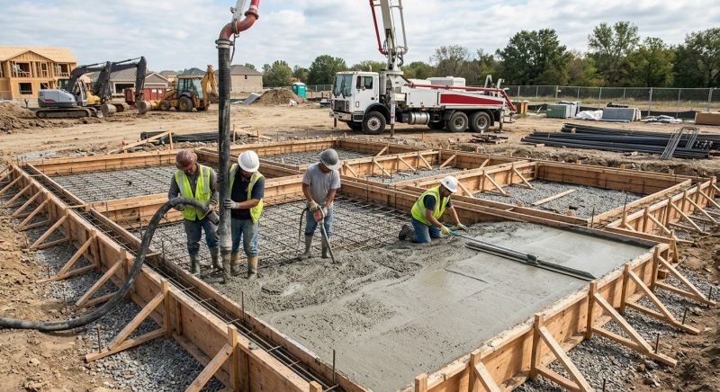 Foundation Wall Pouring in Inverness, FL